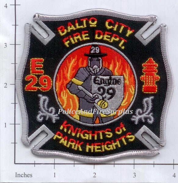 Maryland - Baltimore City Engine 29 Fire Dept Patch v1 – Police And ...
