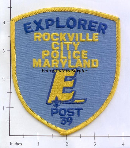 Maryland - Rockville City Police Dept Explorer Post 39 Patch