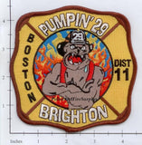 Massachusetts - Boston Engine 29 District 11 Fire Dept Patch v1