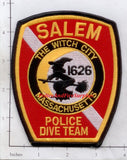 Massachusetts - Salem Police Dept Dive Team Patch