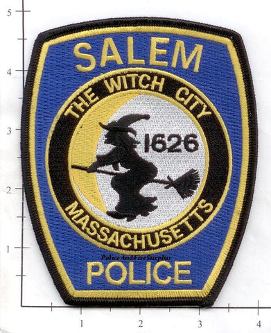 Massachusetts - Salem Police Dept Patch – Police And Fire Surplus