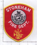 Massachusetts - Stoneham Fire Dept Fire Patch