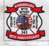 Michigan - Brown City Fire & Rescue Patch 10th Anniversary