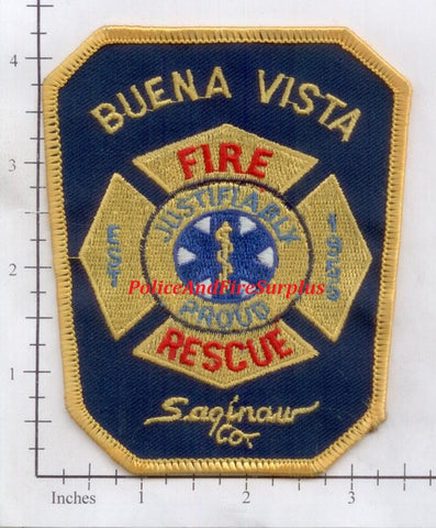 Michigan - Buena Vista Fire Rescue Patch