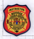 Michigan - Tuscola County Fire Instructor Fire Dept Patch
