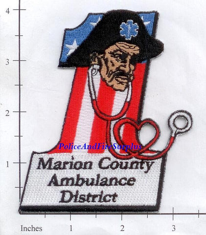 Missouri - Marion County Ambulance District 1 Fire Dept Patch