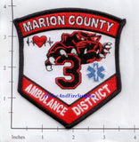 Missouri - Marion County Ambulance District 3 Fire Dept Patch