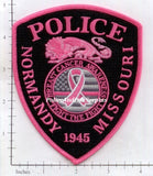 Missouri - Normandy Police Dept Patch Breast Cancer