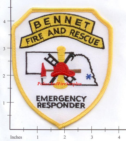 Nebraska - Bennet Fire And Rescue Patch