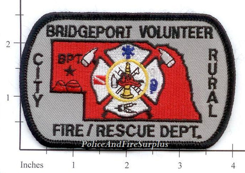 Nebraska - Bridgeport Volunteer Fire And Rescue Patch
