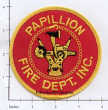 Nebraska - Pappillon Fire Dept Patch