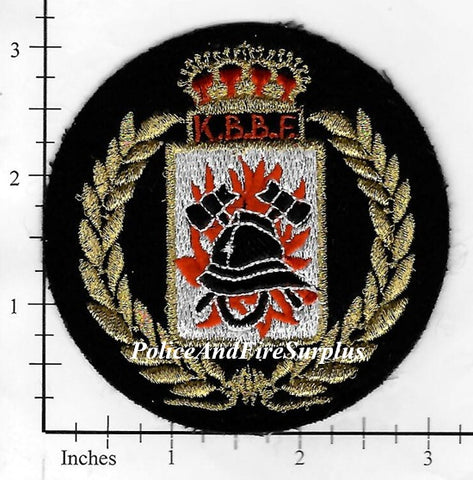 Netherlands - Koninklijke Belgische Brandweer Federatie Fire Association Patch