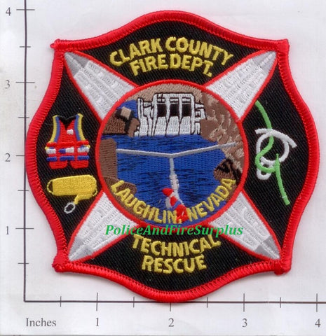 Nevada - Clark County Technical Rescue Fire Dept  Patch