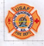 New Hampshire - Satellite Tracking Station USAF Fire Dept Patch