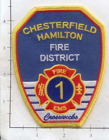 New Jersey - Chesterfield Hamilton Fire District Patch- Crosswicks