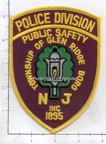 New Jersey - Glen Ridge Boro Township Public Safety Police Division Patch
