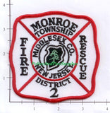 New Jersey - Monroe Township District 2 Dept Patch