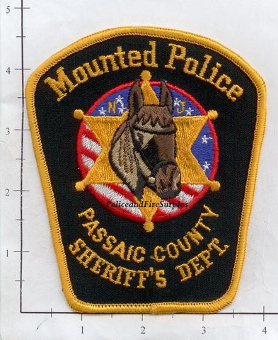 New Jersey - Passaic County Sheriff's Dept Mounted Unit Police Dept Patch