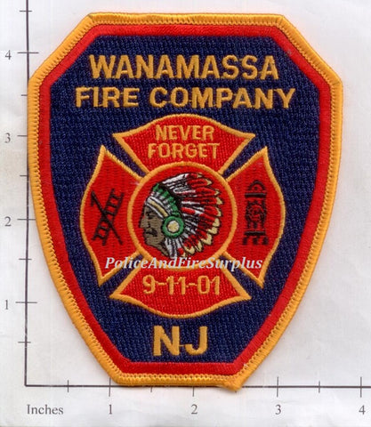 New Jersey - Wanamassa Fire Company Patch