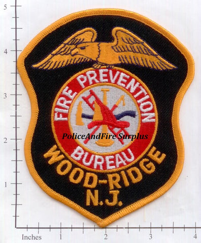 New Jersey - Wood-Ridge Fire Prevention Patch