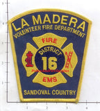 New Mexico - LaMadera Volunteer Fire Dept Patch