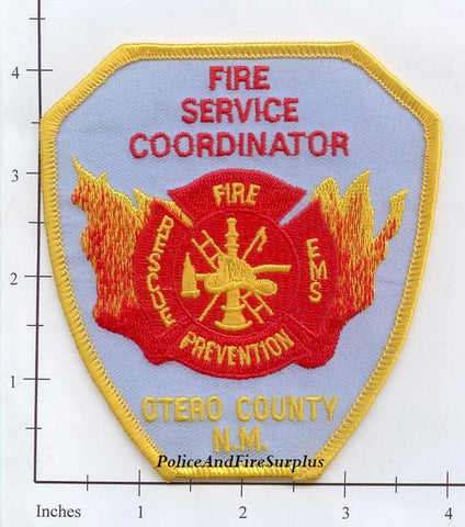 New Mexico - Otero County Fire Service Coordinator Patch