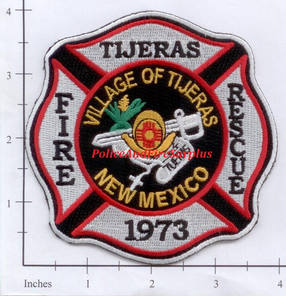 New Mexico Tijeras Fire Rescue Dept Patch Police And Fire Surplus