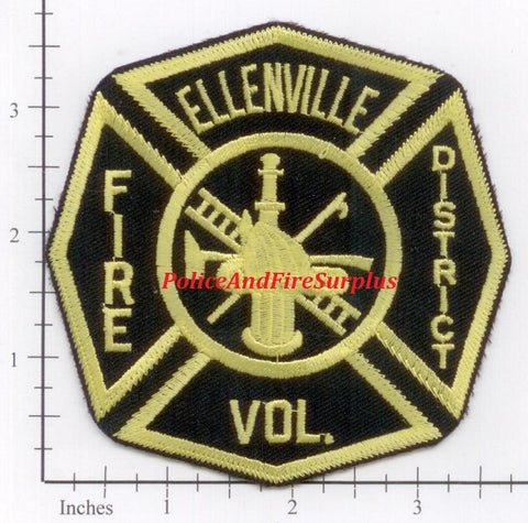 New York - Ellenville Fire District Volunteer Patch