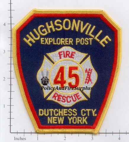 New York - Hughsonville Explorer Post 45 Fire Dept Patch