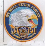 New York - New York City Never Forget Police Dept Patch v1