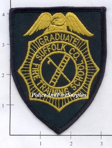 New York - Suffolk County Fire Training School Graduate Patch