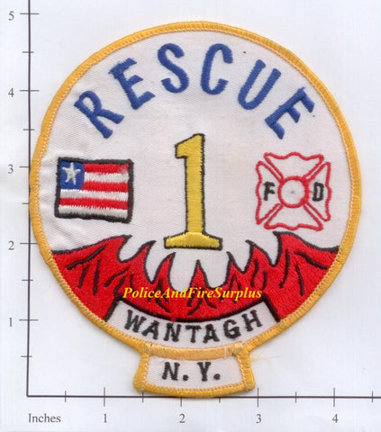 New York - Wantagh Rescue 1 Fire Dept Patch v3