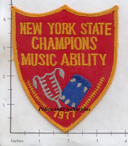 New York - Wyandanch Fire Dept Band State Champs Patch v3
