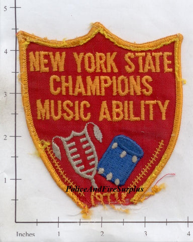 New York - Wyandanch Fire Dept Band State Champs Patch v4