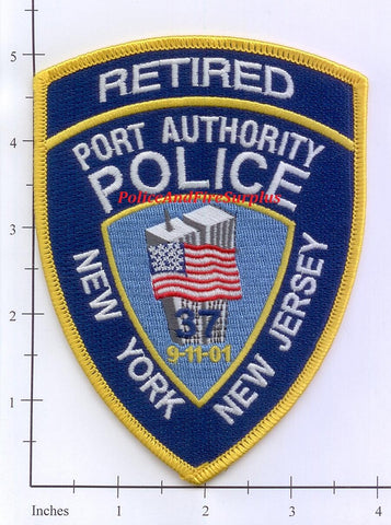 New York New Jersey Port Authority Police Dept Retired Patch