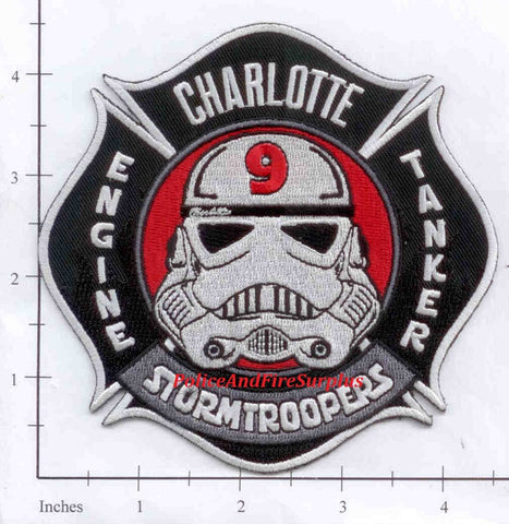 North Carolina - Charlotte Engine  9 Tanker 9 Fire Dept Patch