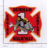 North Carolina - Durham Highway Engine 1 Fire Dept Patch
