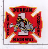 North Carolina - Durham Highway Engine 1 Fire Dept Patch