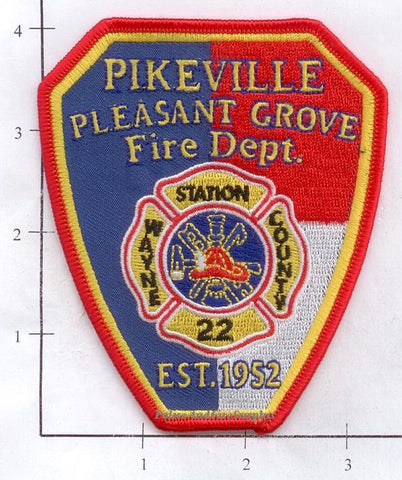 North Carolina - Pikeville Pleasant Grove Station 22 Fire Dept Patch