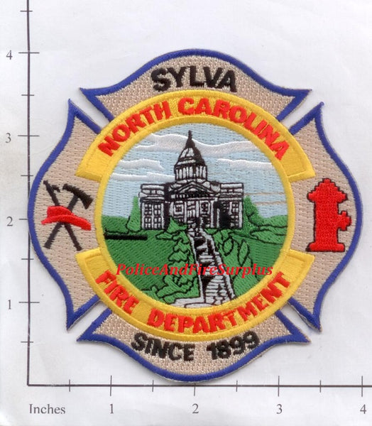 North Carolina Sylva Fire Dept Patch Police And Fire Surplus