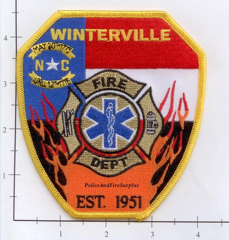 North Carolina - Winterville Fire Dept Patch