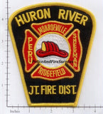 Ohio - Huron River Joint Fire District Patch