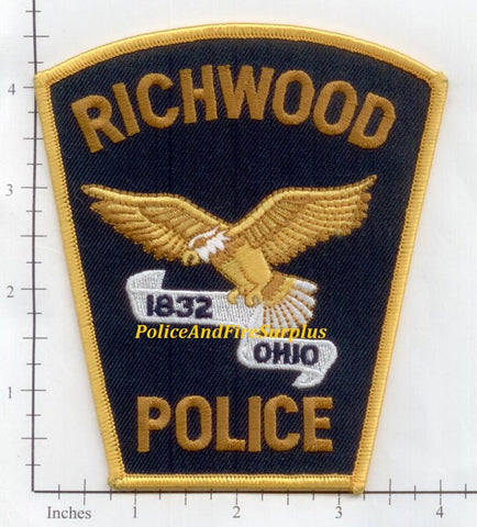 Ohio - Richwood Police Dept Patch