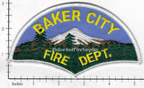 Oregon - Baker City Fire Dept Patch