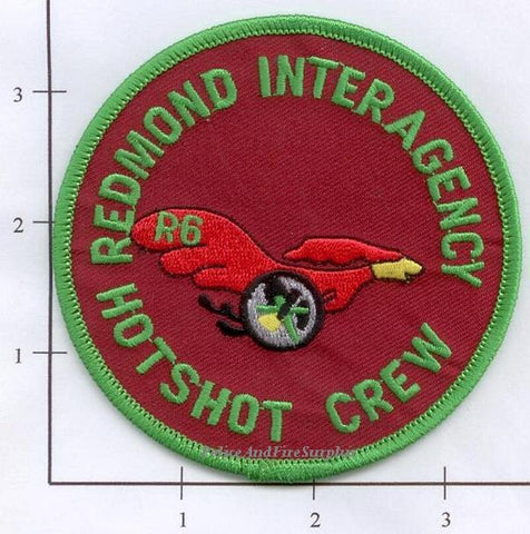 Oregon - Redmond Interagency Hotshot Crew Fire Dept Patch v1