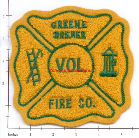 Pennsylvania - Greene Dreher Volunteer Fire Company Fire Dept Patch