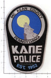 Pennsylvania - Kane K-9 Police Patch