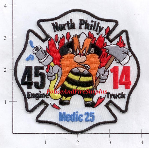 Pennsylvania - Philadelphia Engine 45 Truck 14 Medic 25 Fire Dept Patch
