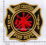 Pennsylvania - West Chester Fire Dept Patch