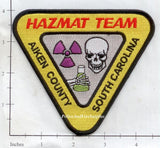 South Carolina - Aiken County Hazmat Team Fire Dept Patch